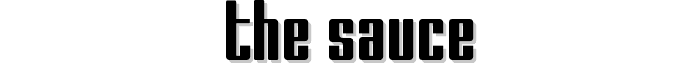 The Sauce font